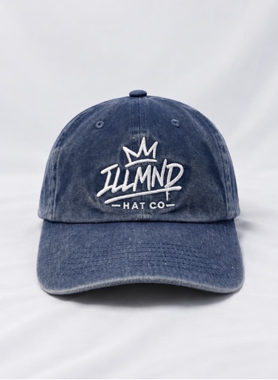 Washed Blue Genesis Cap